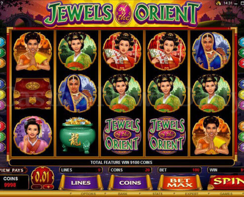SCR3888 Loging Casino Jewels Orient Slot Game 1