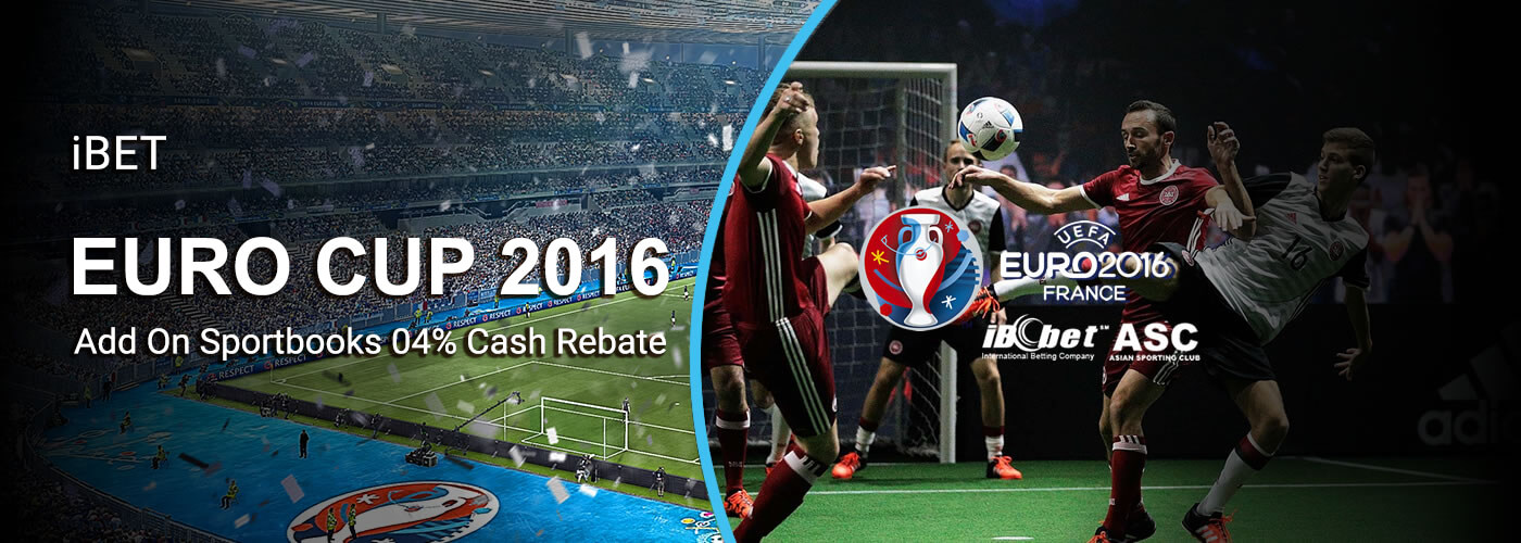 918Kiss(SCR888) iBET 2016 Euro Sportsbet 0.4% Cash Rebate