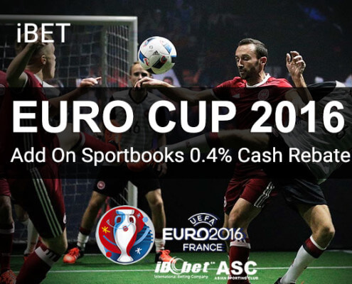 918Kiss(SCR888) iBET 2016 Euro Sportsbet 0.4% Cash Rebate1