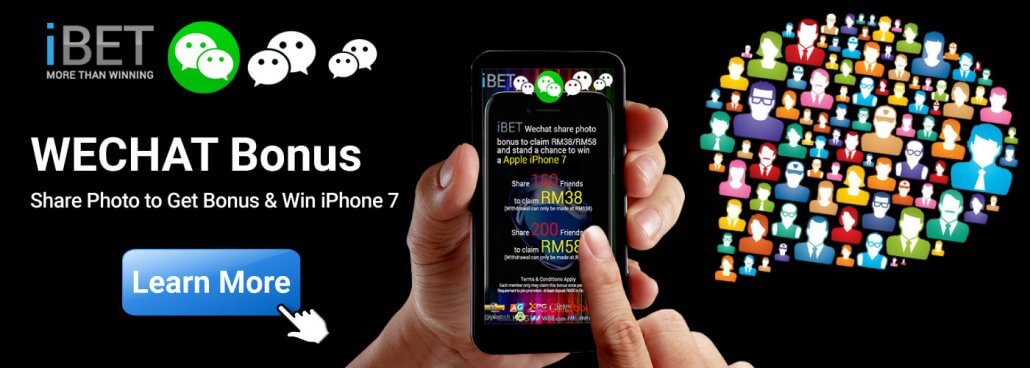 918Kiss(Scr888) Proposed Wechat Share Photo Bonus in iBET
