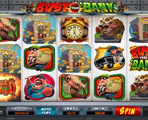 918Kiss(SCR888) Tips :Bust The Bank Slot Game