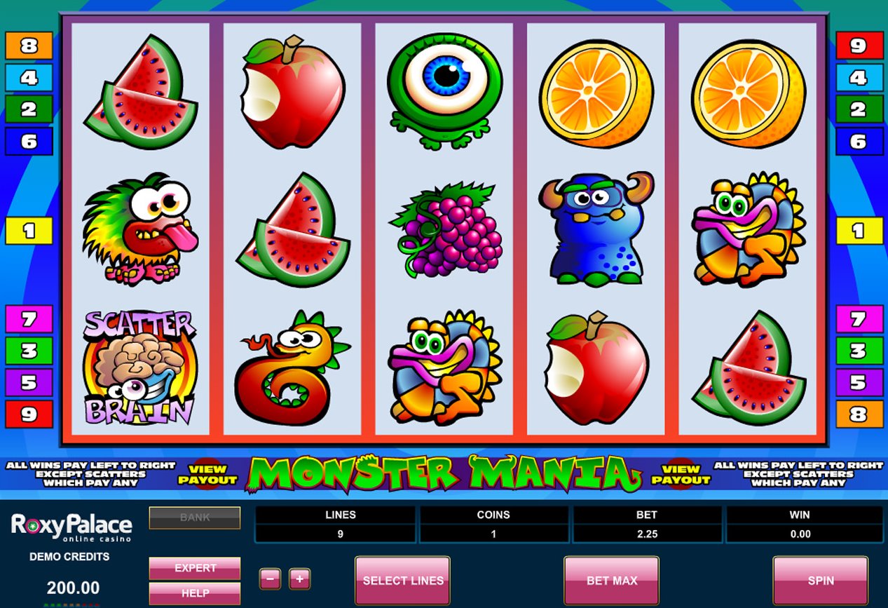 918Kiss(SCR888) Tips : Monster Mania Slot Game