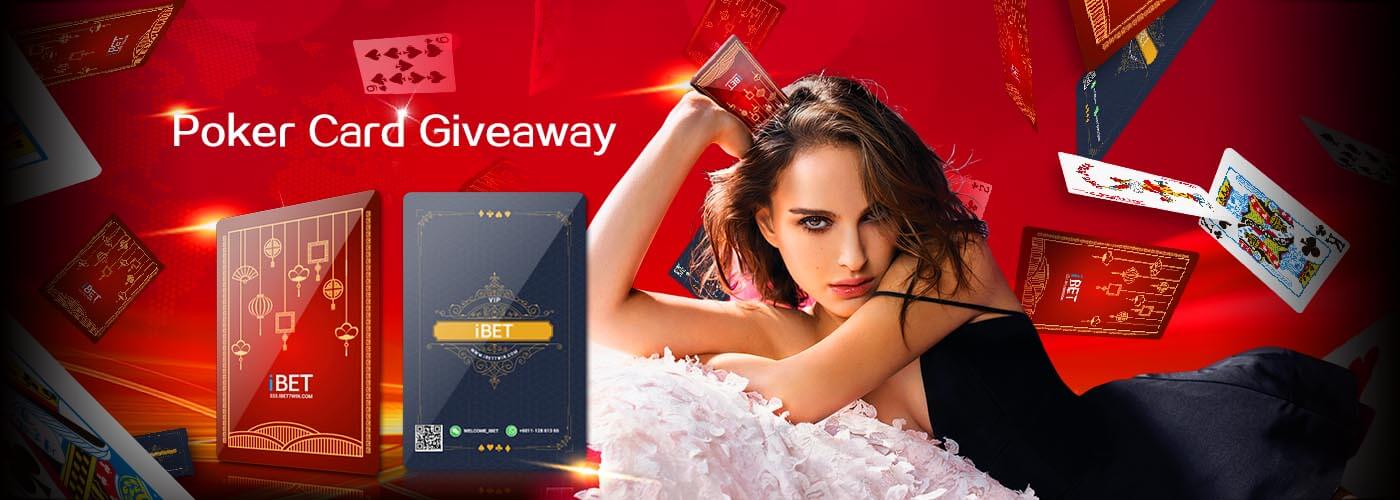 918Kiss(Scr888) Casino Recommend Poker Card Giveaway in iBET